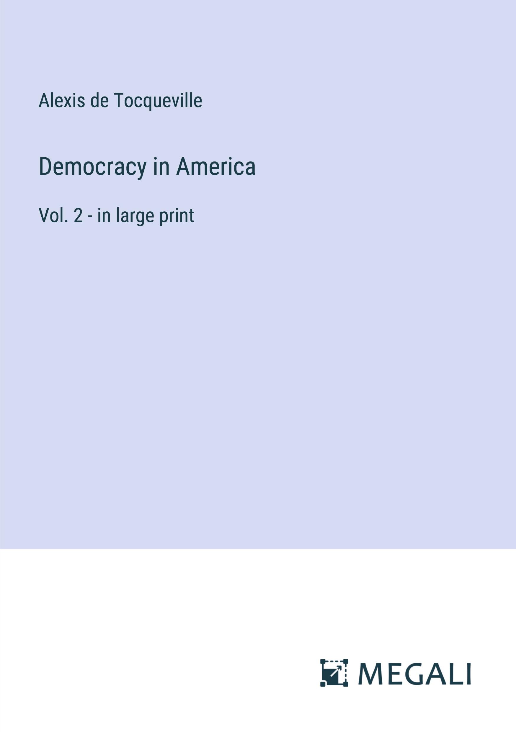 Vorderes Coverbild Democracy in America