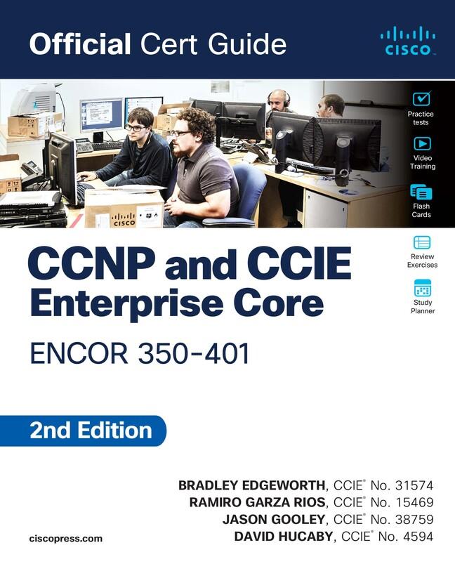 Vorderes Coverbild CCNP and CCIE Enterprise Core ENCOR 350-401 Official Cert Guide