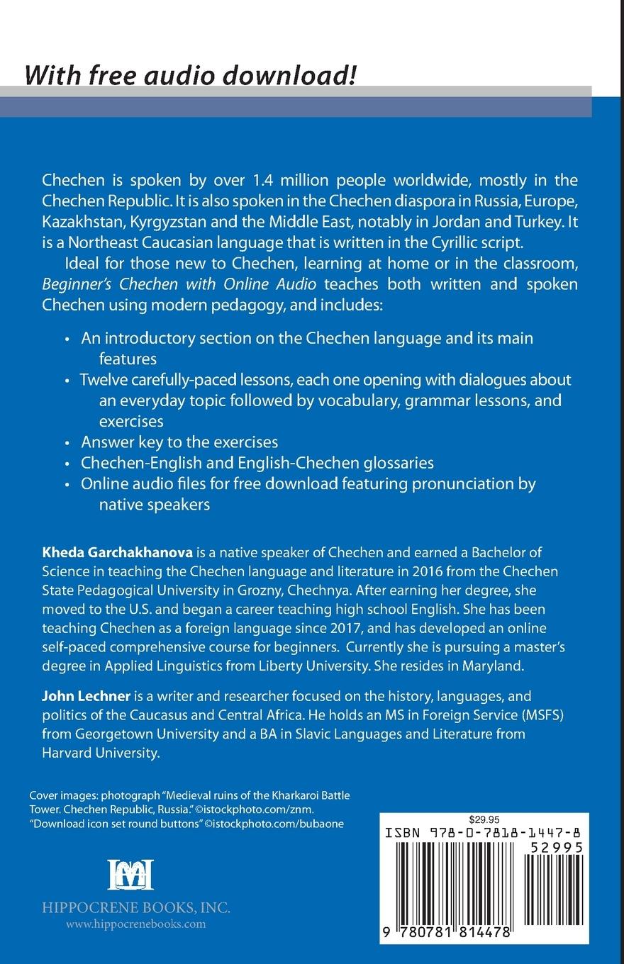 Rückseitencover Beginner's Chechen with Online Audio