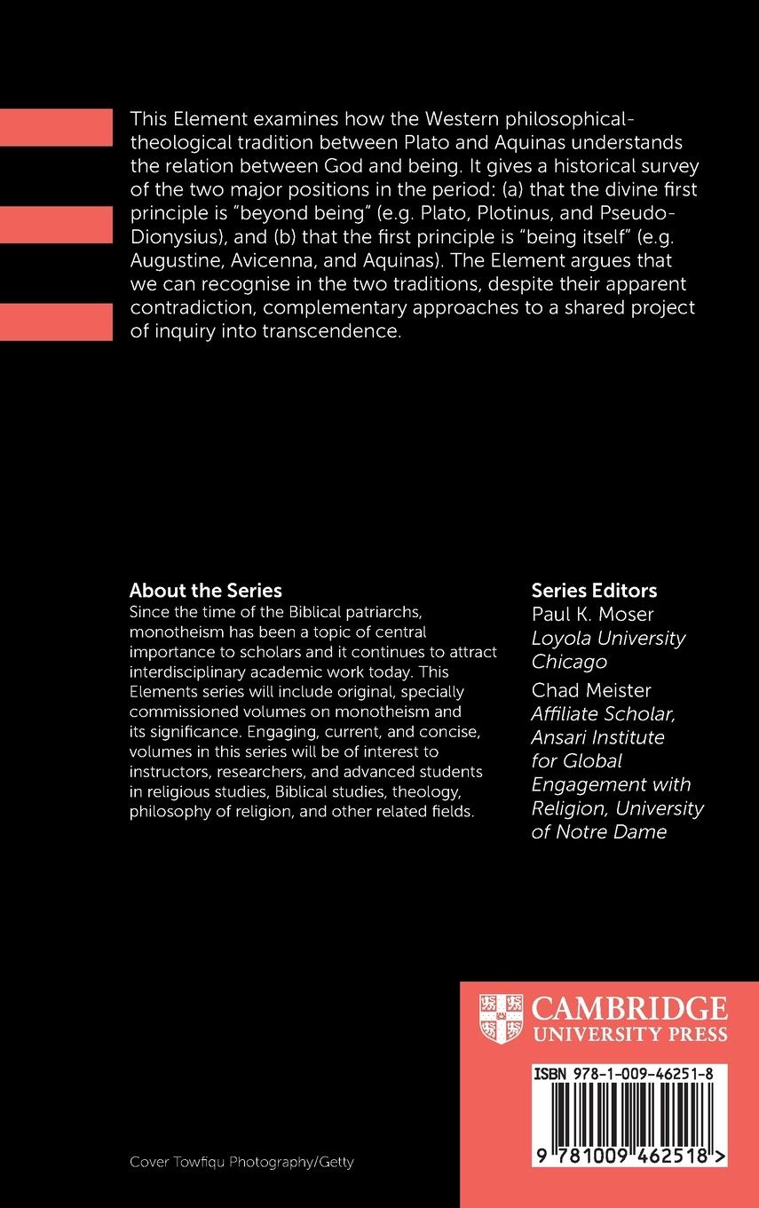 Rückseitencover God and Being