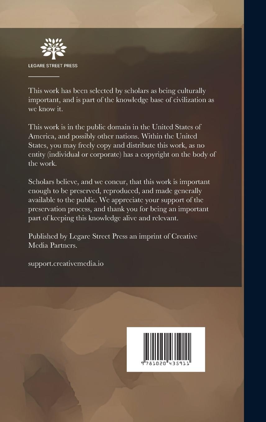 Rückseitencover American State Papers: Documents, Legislative And Executive, Of The Congress Of The United States. From The 1st Session Of The 14th To The 1s