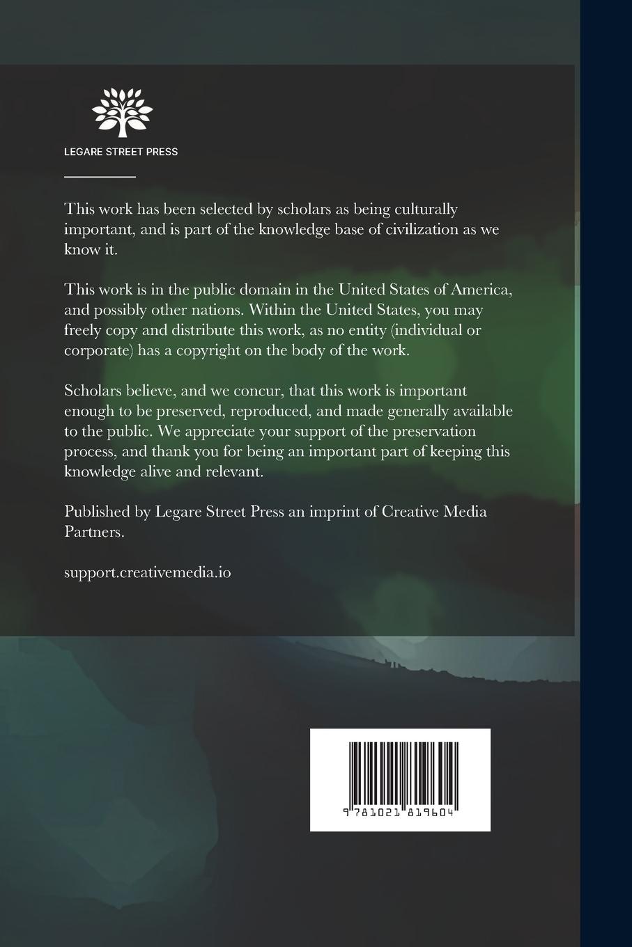 Rückseitencover Life, Art, And Letters Of George Inness; Volume 3