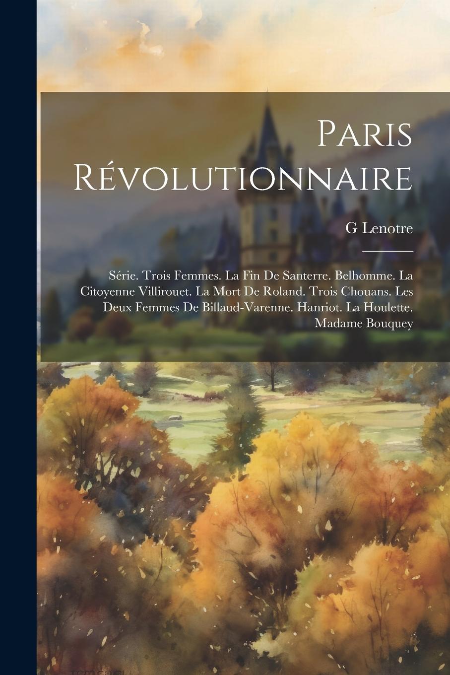 Vorderes Coverbild Paris Révolutionnaire