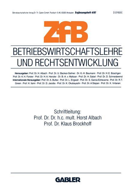Vorderes Coverbild Betriebswirtschaftslehre und Rechtsentwicklung