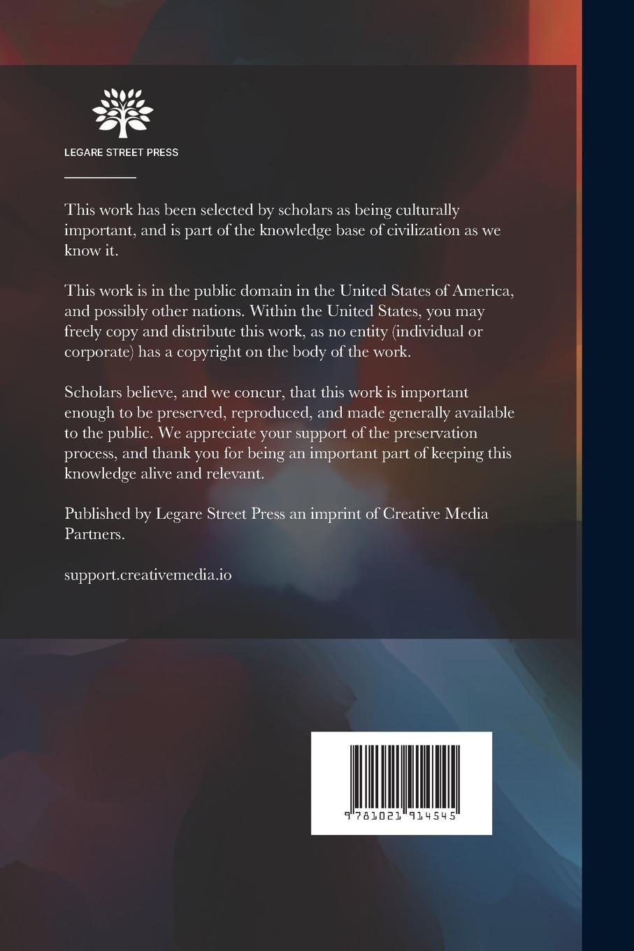 Rückseitencover Proceedings of the American Association for the Advancement of Science; Volume 19