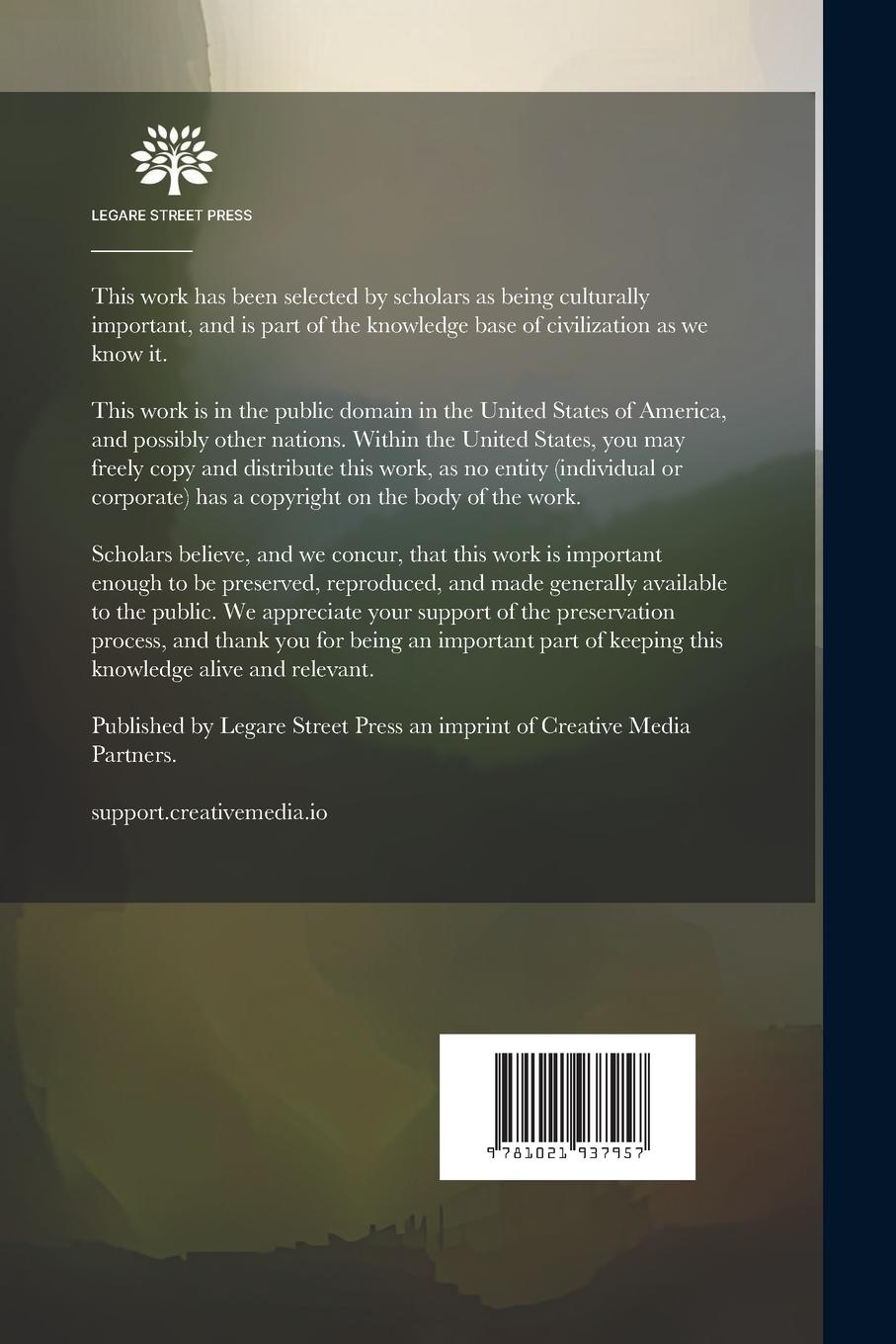 Rückseitencover Cuba en la paz de Versalles; discurso pronunciado en la Camara de representantes en la sesion del 4 de febrero de 1920 por Fernando Ortiz, vicepreside