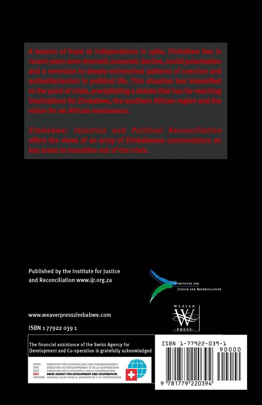 Rückseitencover Zimbabwe