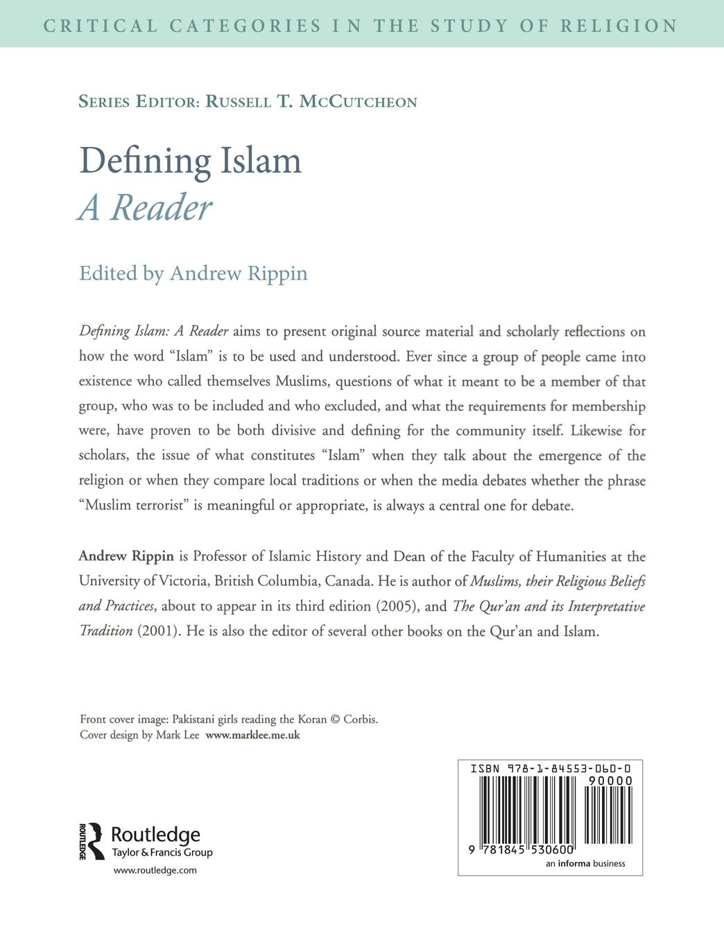 Rückseitencover Defining Islam