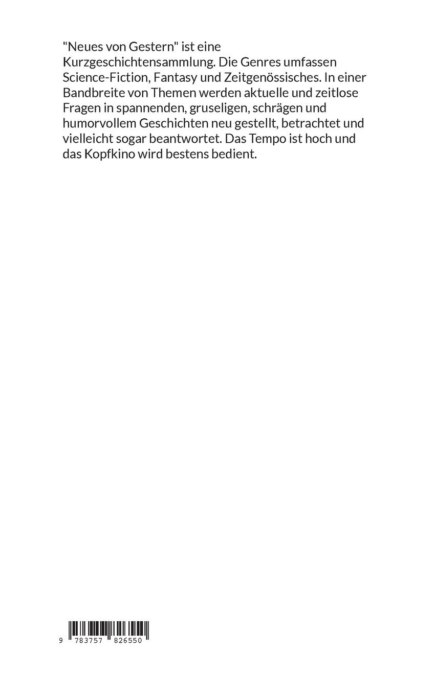 Rückseitencover Neues von Gestern