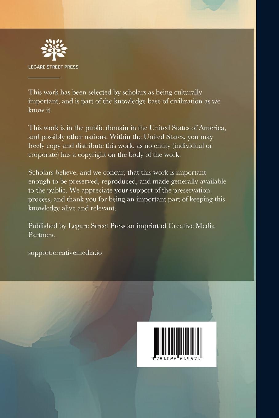 Rückseitencover Diseases of the American Horse, and Cattle and Sheep. Their Treatment, With a List and Full Description of the Medicines Employed