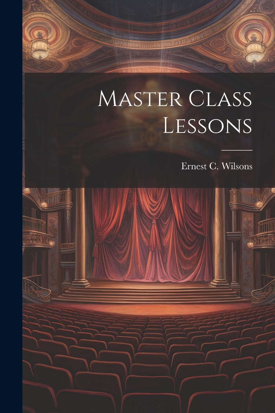 Vorderes Coverbild Master Class Lessons