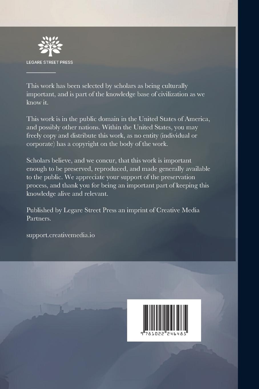 Rückseitencover North Shore Railway: Mr. Sandford Fleming's Report on the Subject Referred to him by the North Shore Railway Company With Reference to the