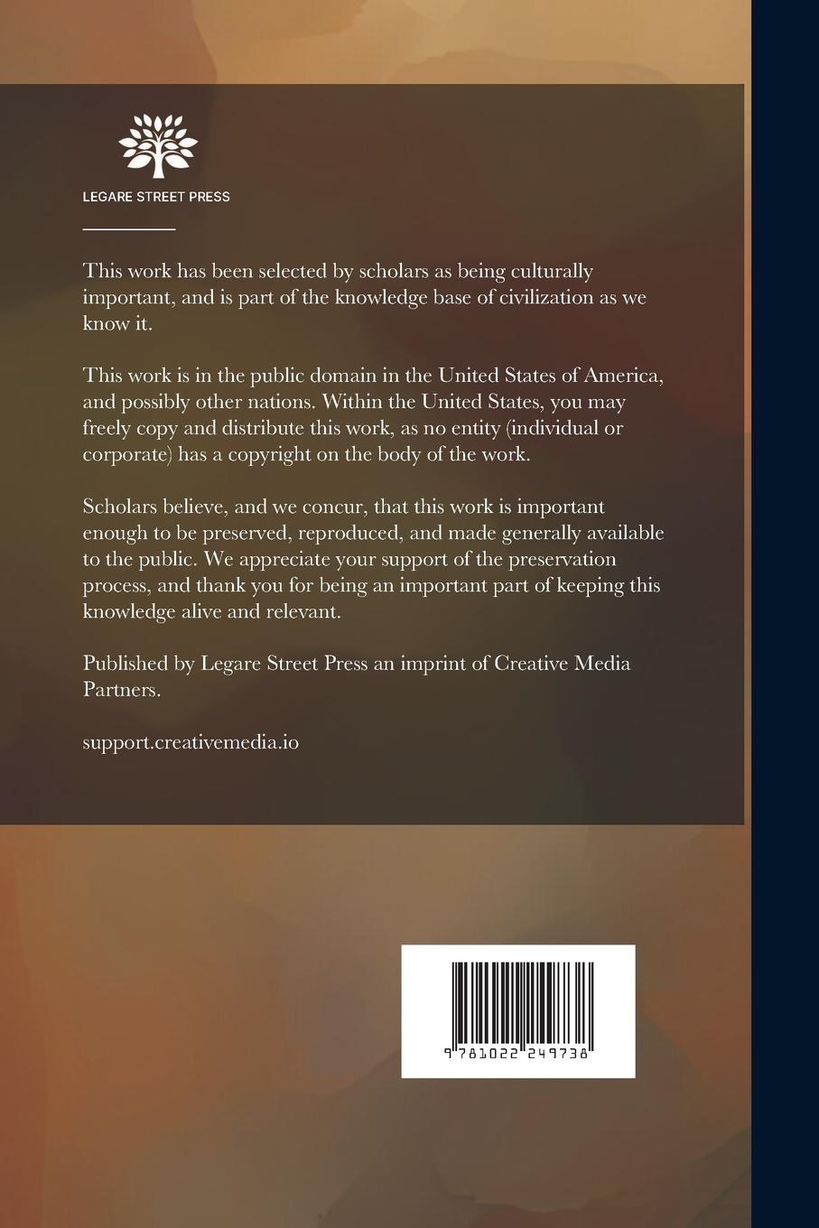 Rückseitencover Primary Sources, Historical Collections: Syria: The Land of Lebanon, With a Foreword by T. S. Wentworth