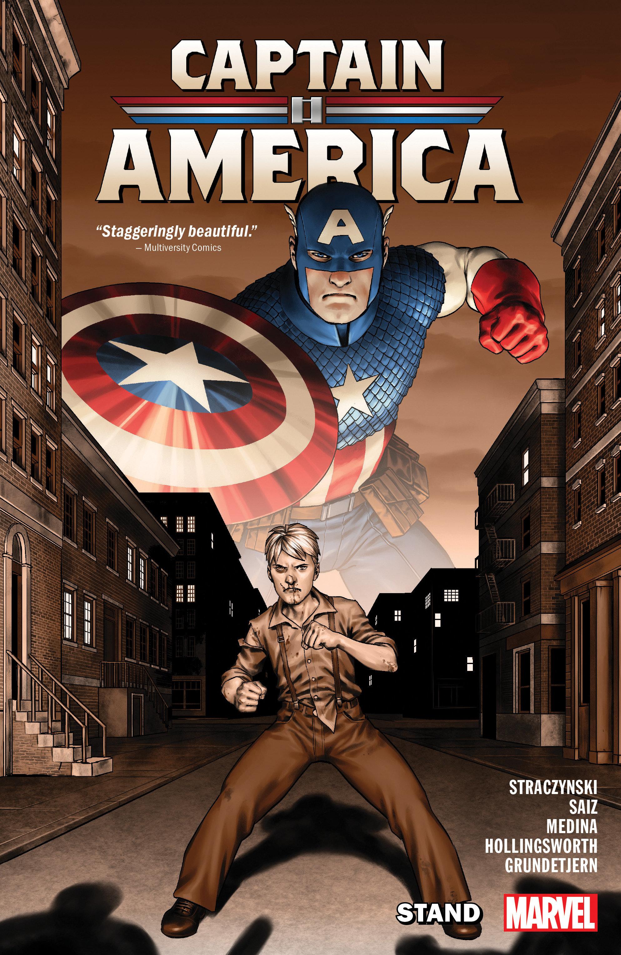 Vorderes Coverbild Captain America by J. Michael Straczynski Vol. 1: Stand