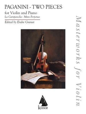 Vorderes Coverbild Two Pieces: La Campanella and Moto Perpetu: Masterworks for Violin Series for Violin and Piano