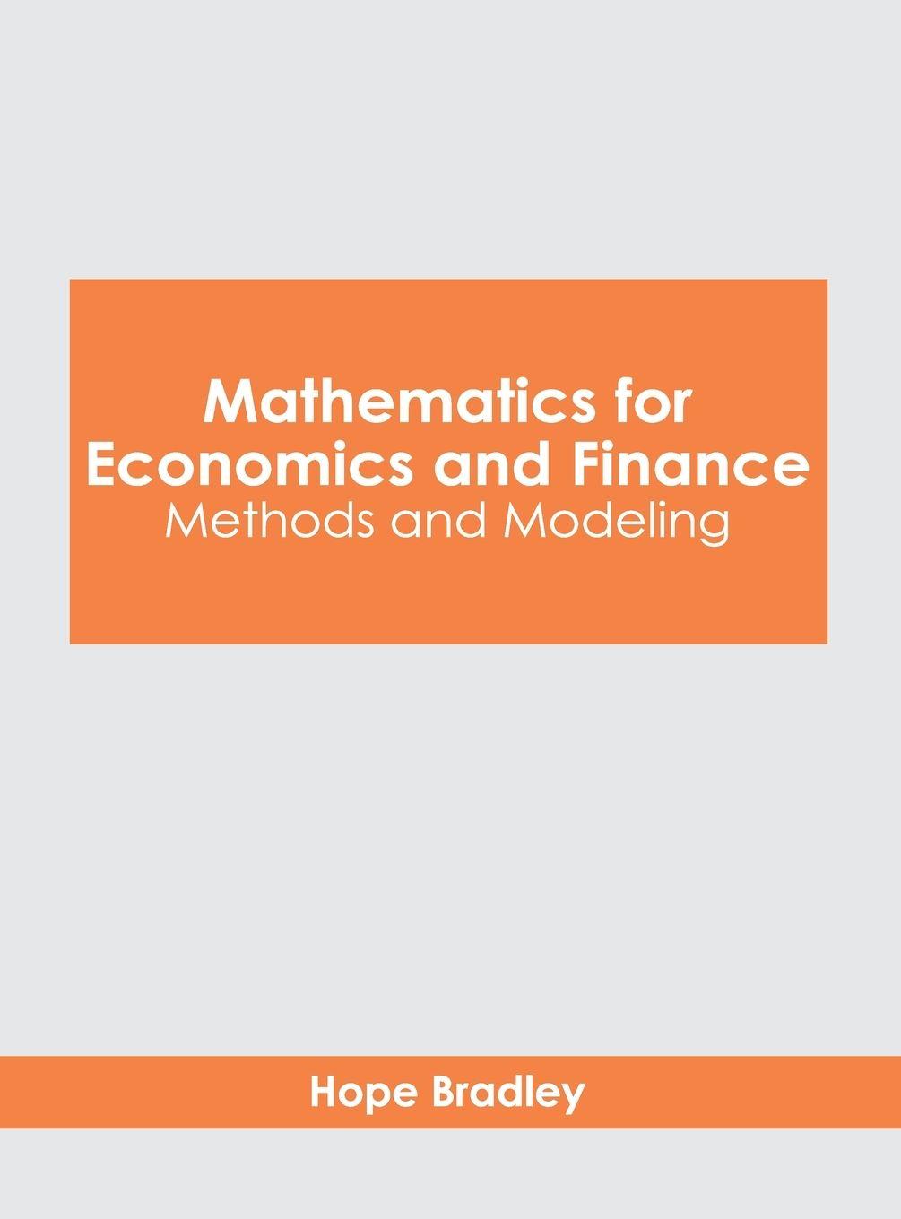 Vorderes Coverbild Mathematics for Economics and Finance: Methods and Modeling