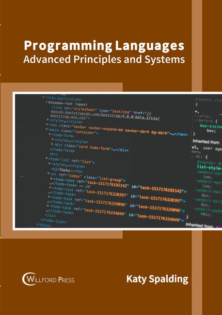 Vorderes Coverbild Programming Languages: Advanced Principles and Systems
