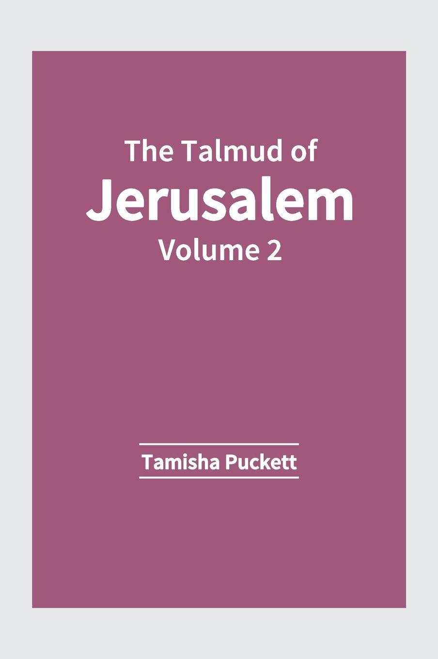 Vorderes Coverbild The Talmud of Jerusalem: Volume 2