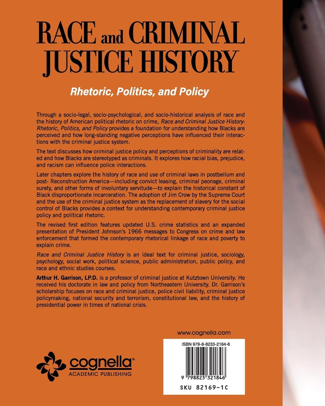 Rückseitencover Race and Criminal Justice History