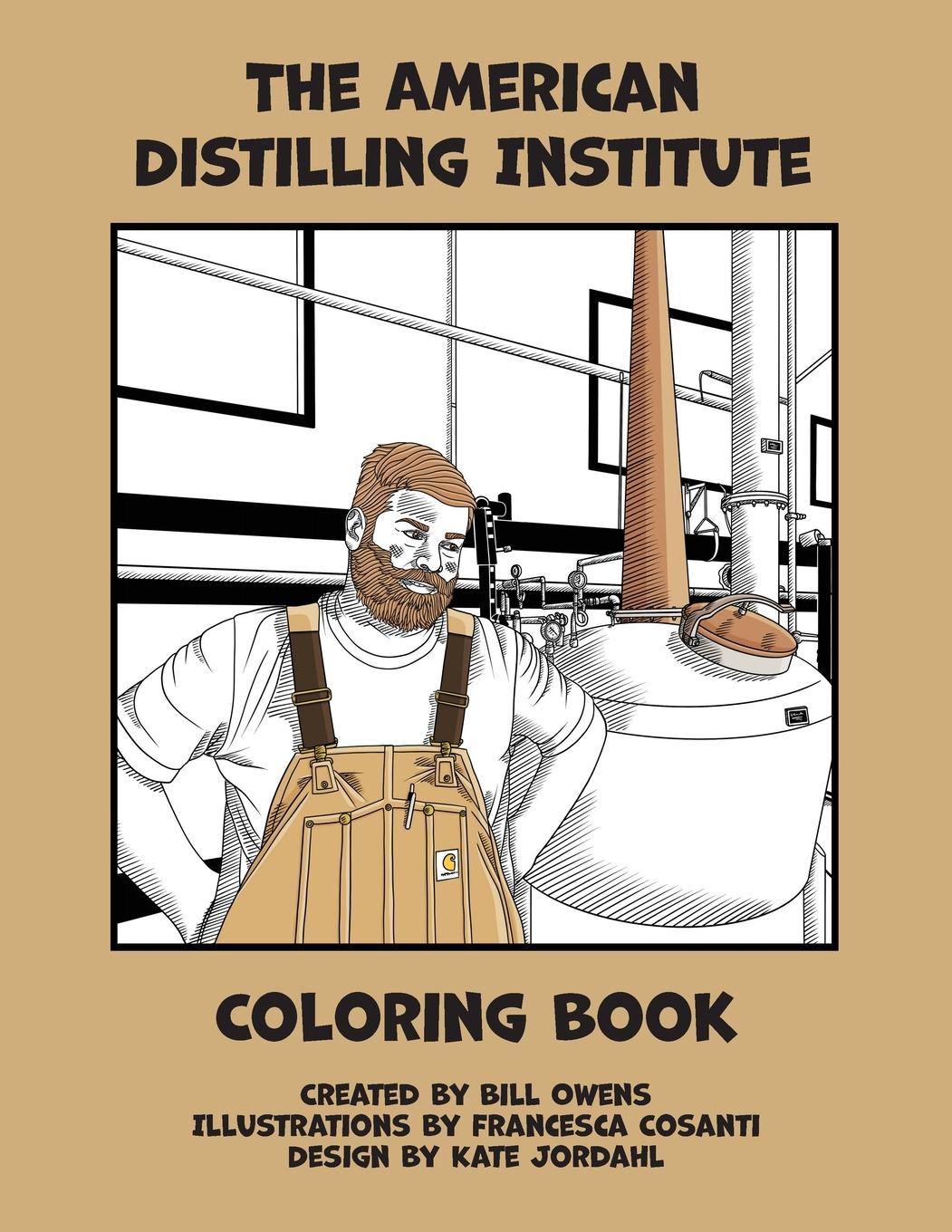Vorderes Coverbild The American Distilling Institute Coloring Book