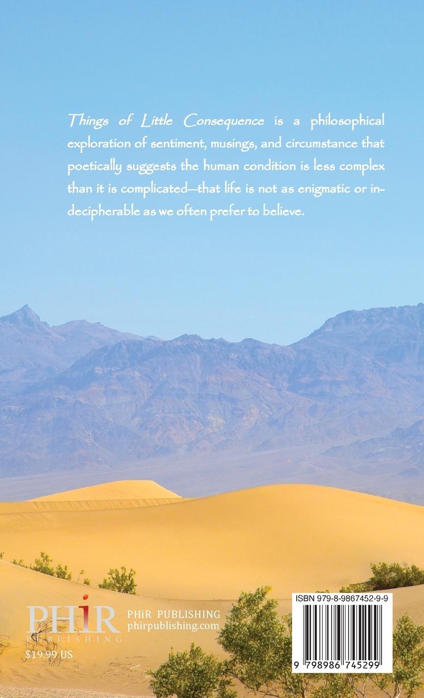 Rückseitencover Things of Little Consequence