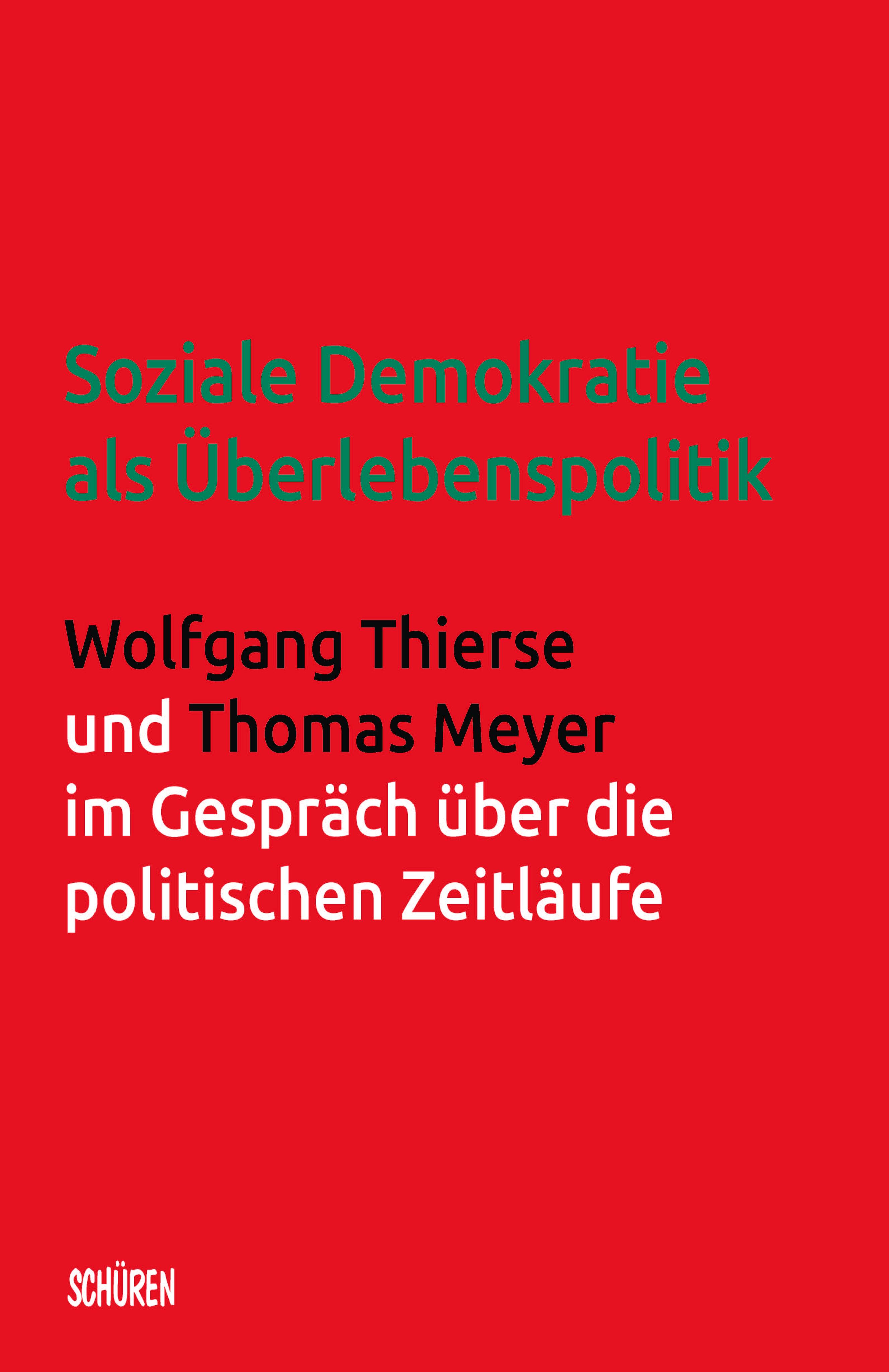 Vorderes Coverbild Soziale Demokratie als Überlebenspolitik