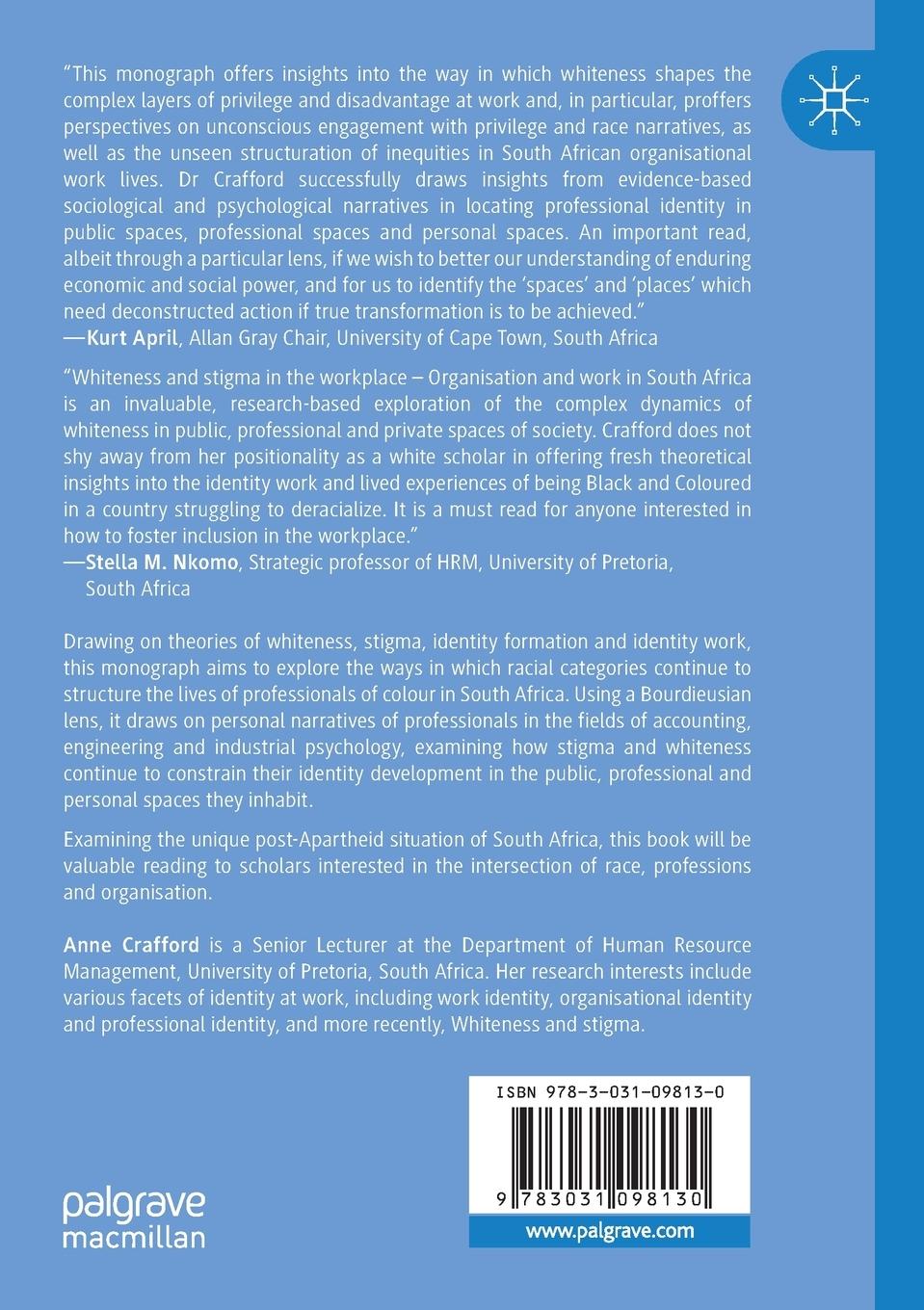 Rückseitencover Whiteness and Stigma in the Workplace
