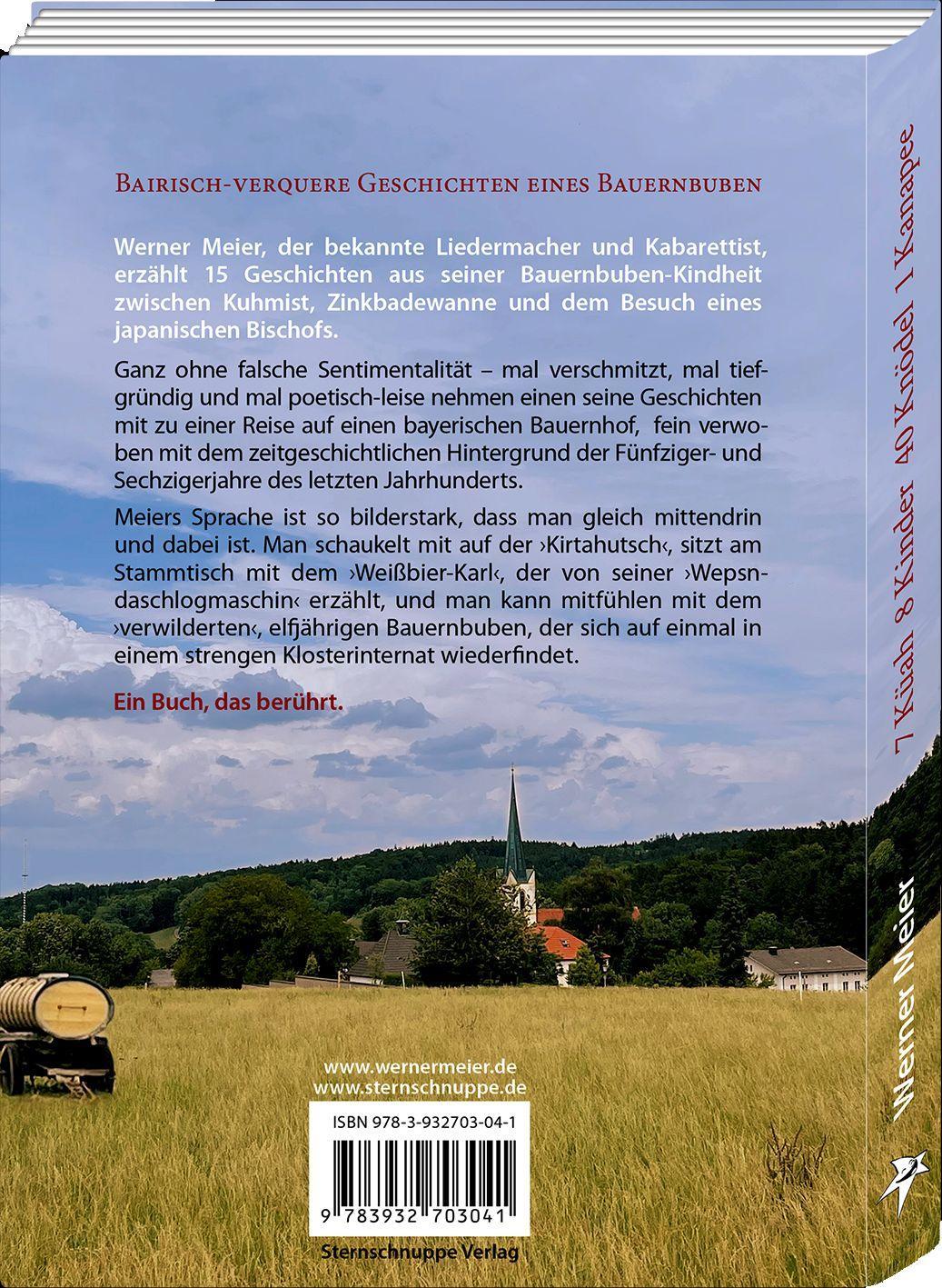 Beispielinhalt (Bild) 7 Küah 8 Kinder 40 Knödel 1 Kanapee