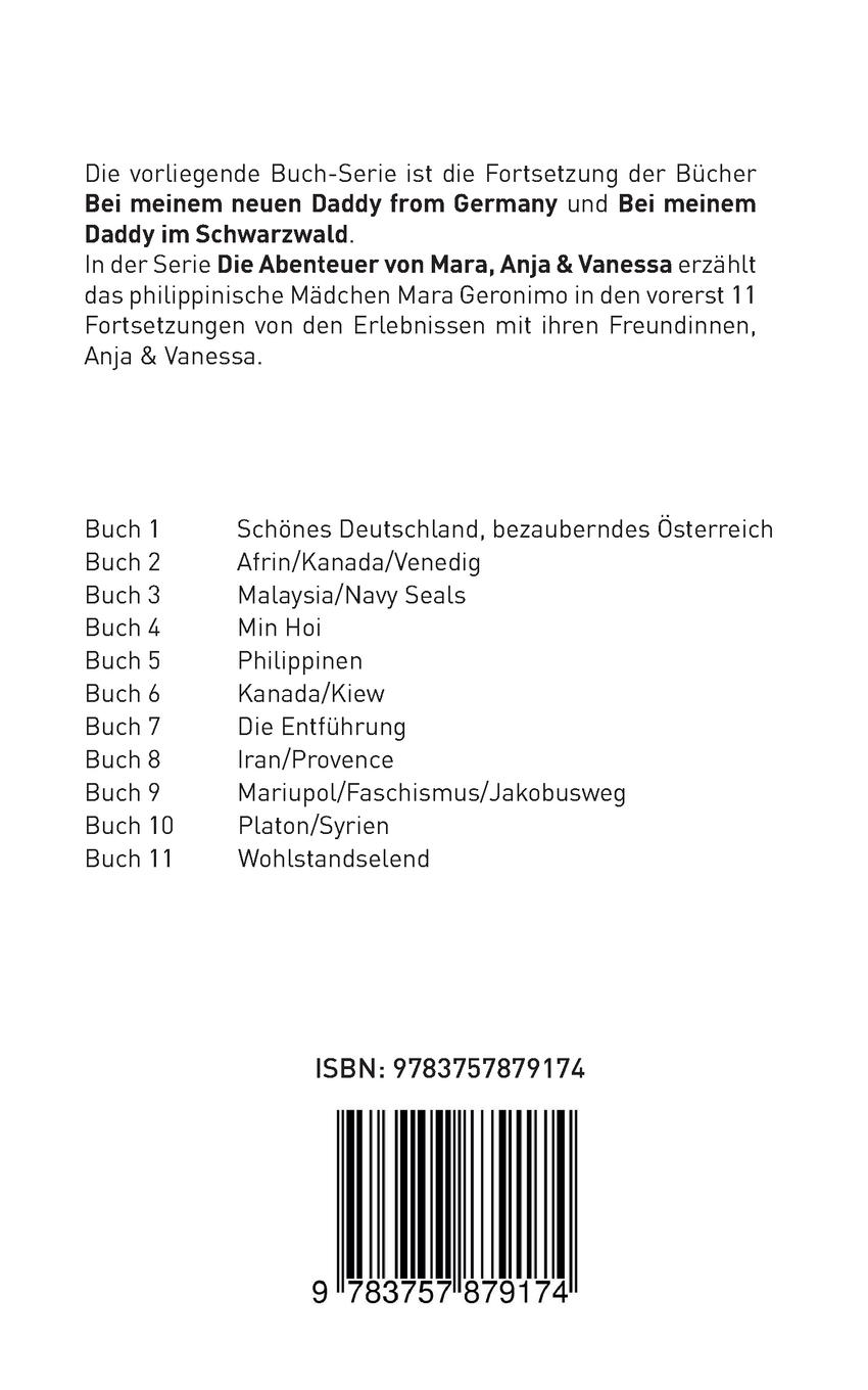 Rückseitencover Die Abenteuer von Mara, Anja und Vanessa