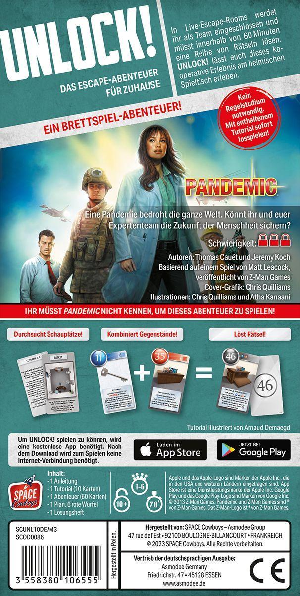 Beispielinhalt (Bild) Unlock! Game Adventures: Pandemic