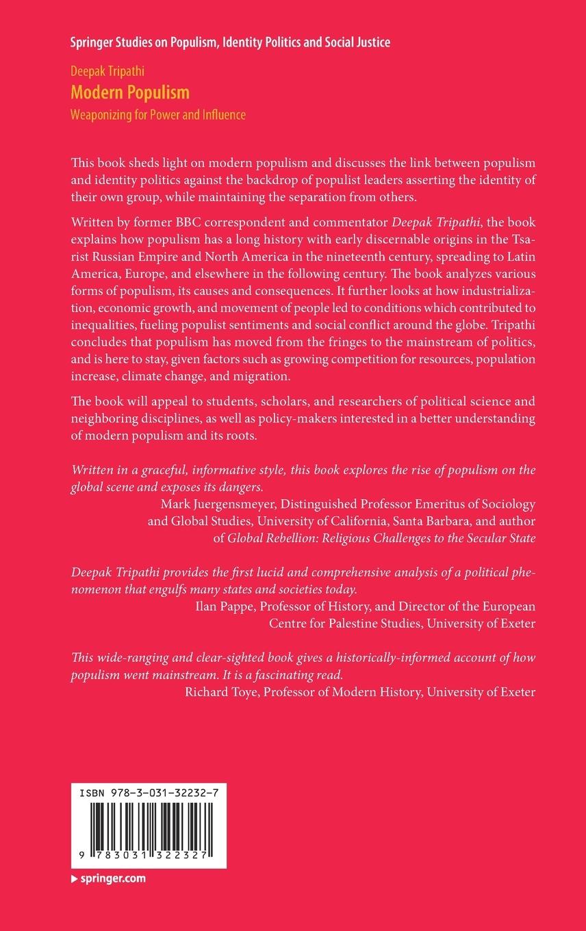 Rückseitencover Modern Populism