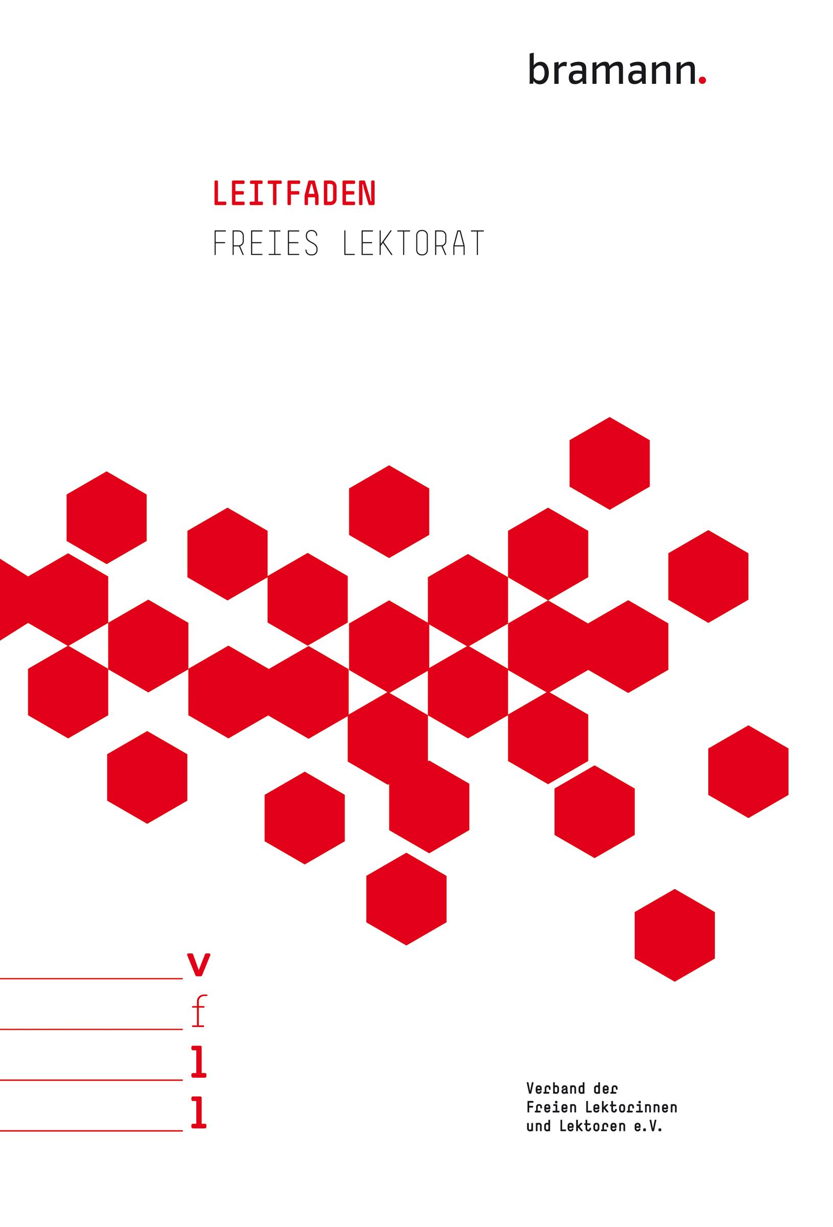 Vorderes Coverbild Leitfaden Freies Lektorat
