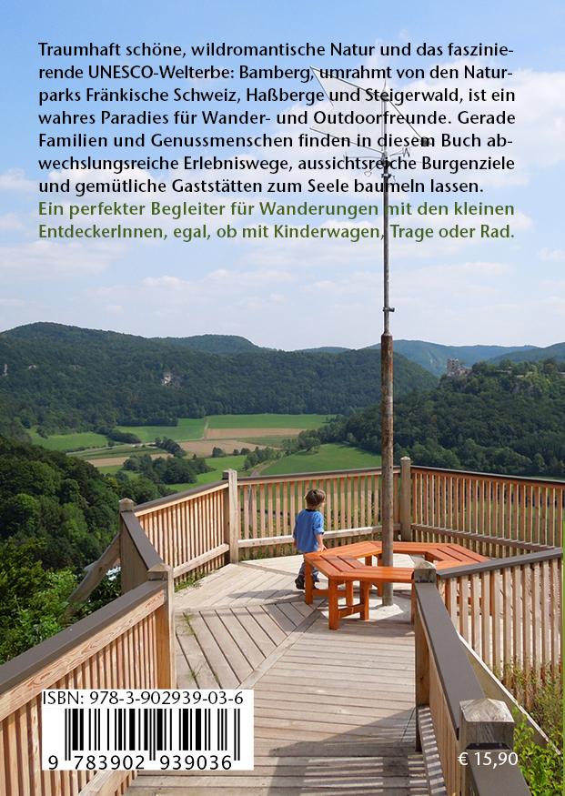 Rückseitencover Kinderwagen-Wanderungen und Tragetouren Fränkische Schweiz | Bamberg