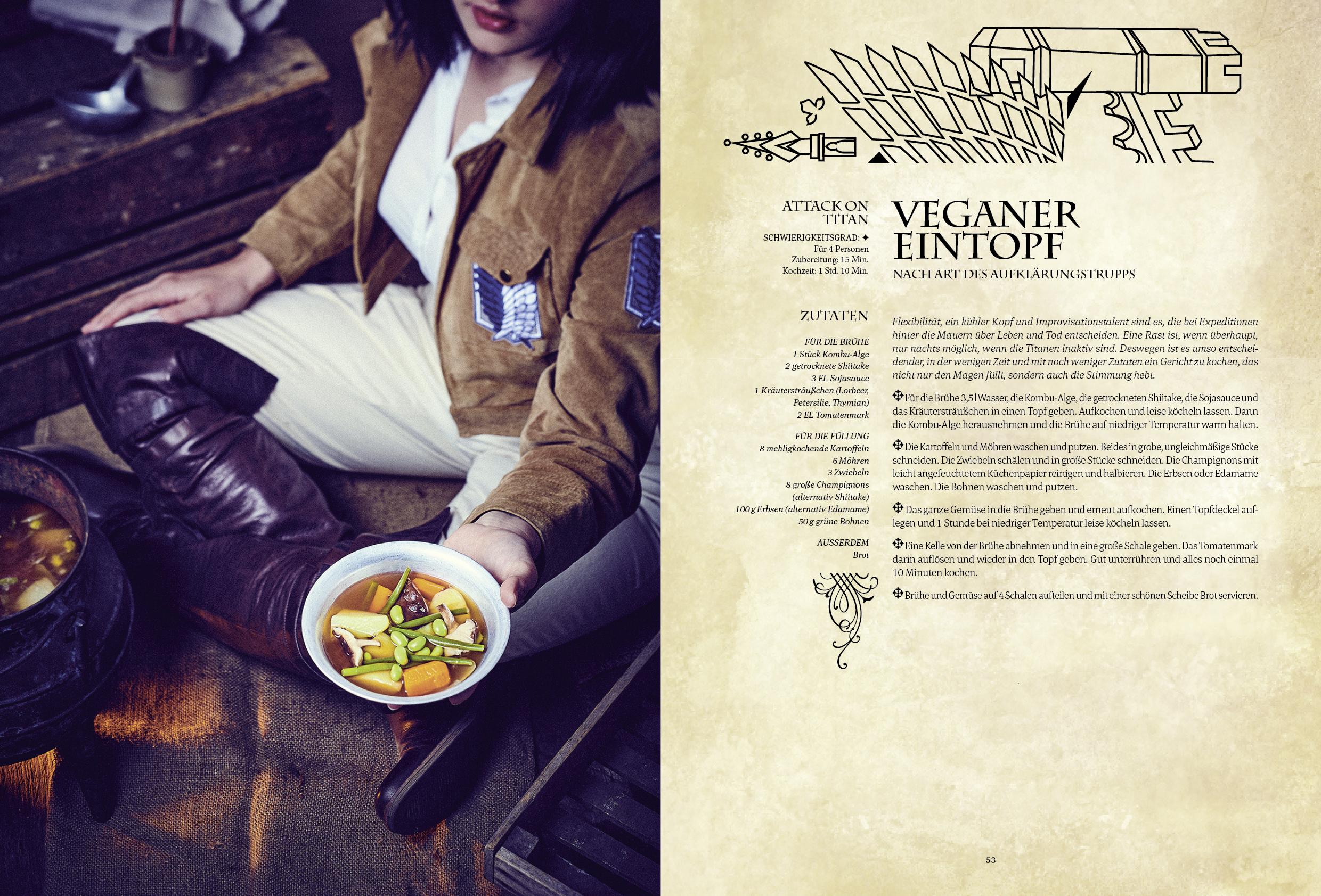 Beispielinhalt (Bild) Oishii! - Das Anime-Kochbuch