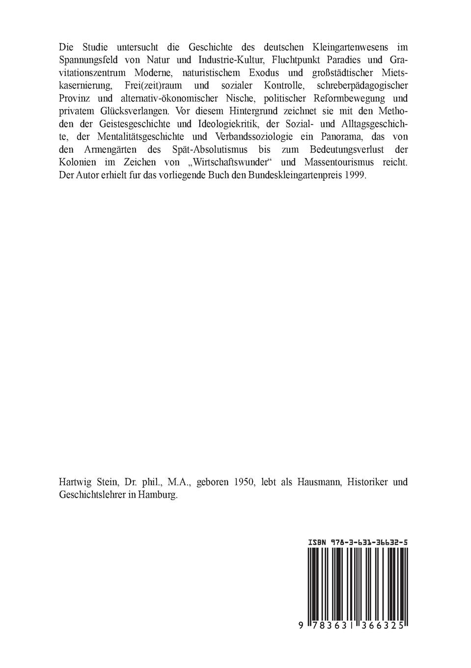 Rückseitencover Inseln im Häusermeer