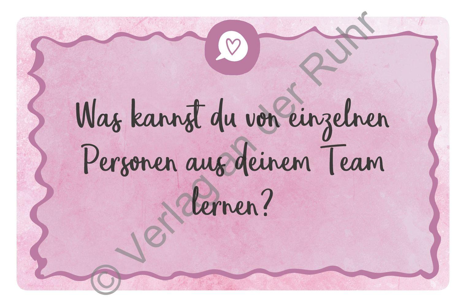 Beispielinhalt (Bild) 48 Impulse für wertschätzende Teambesprechungen