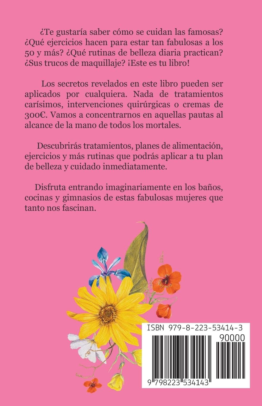 Rückseitencover 50 y fabulosa. Los secretos de belleza de las celebrities