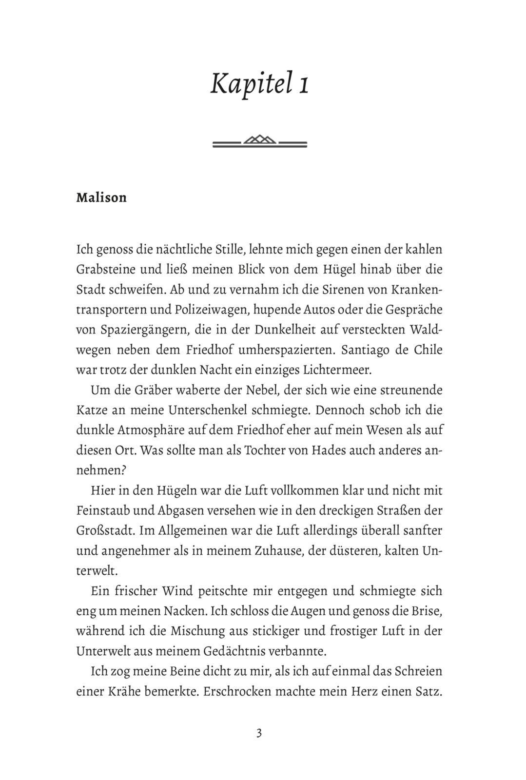 Beispielinhalt (Bild) Hades & Bones: Tochter der Unterwelt