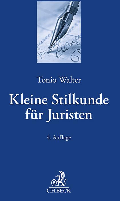 Vorderes Coverbild Kleine Stilkunde für Juristen