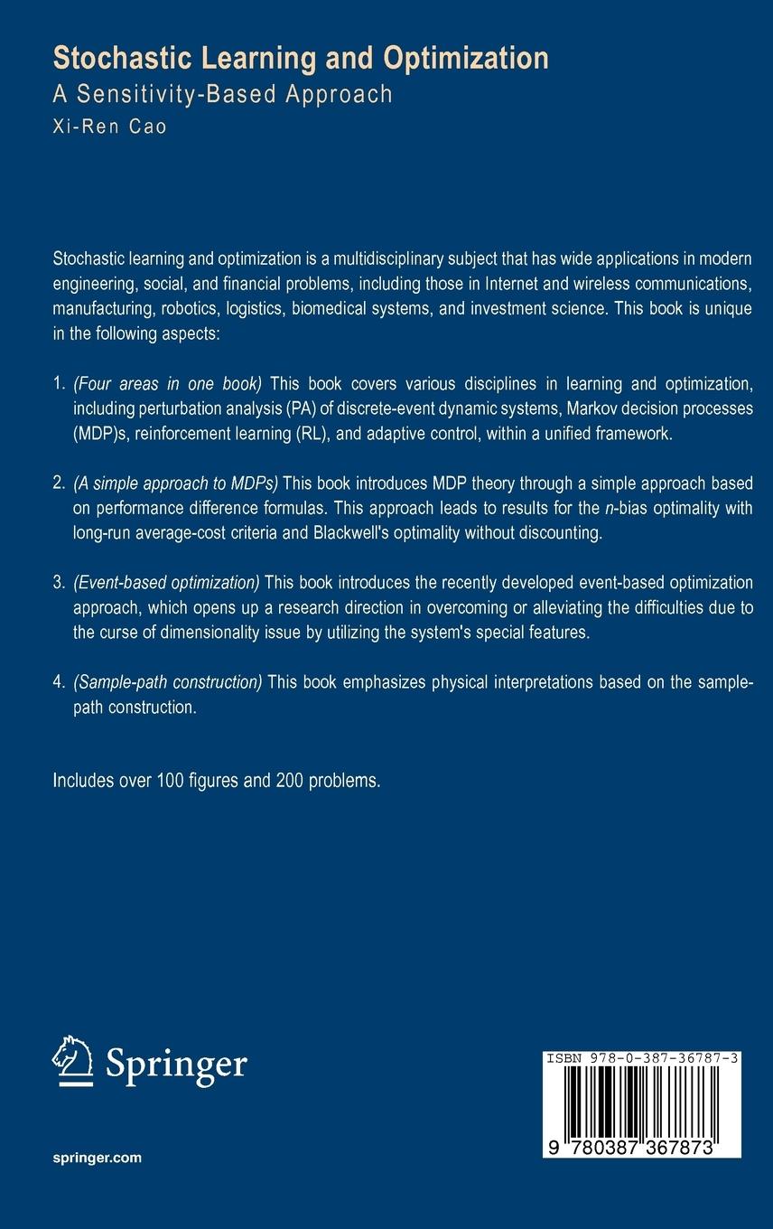 Rückseitencover Stochastic Learning and Optimization