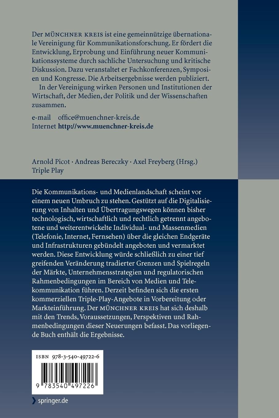 Rückseitencover Triple Play