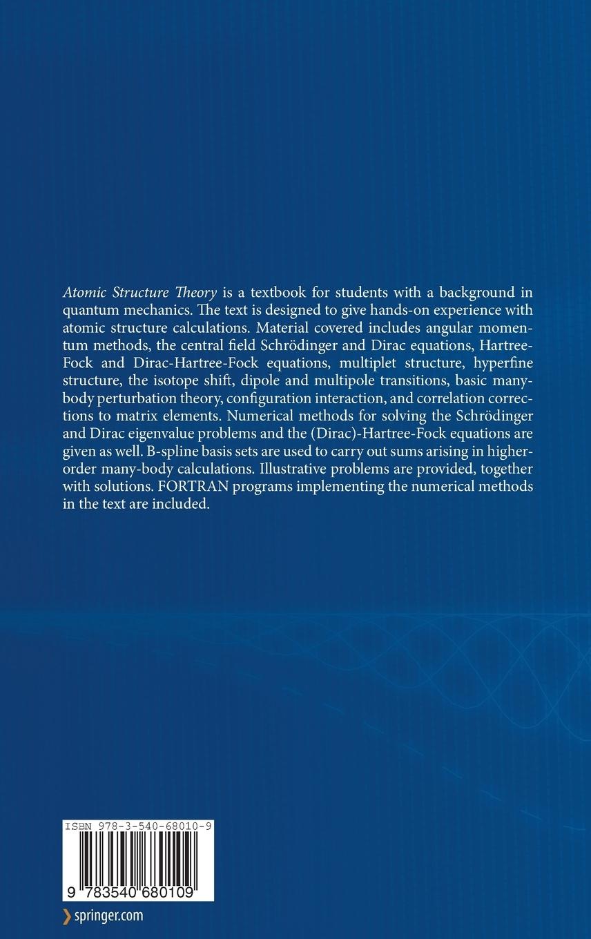 Rückseitencover Atomic Structure Theory