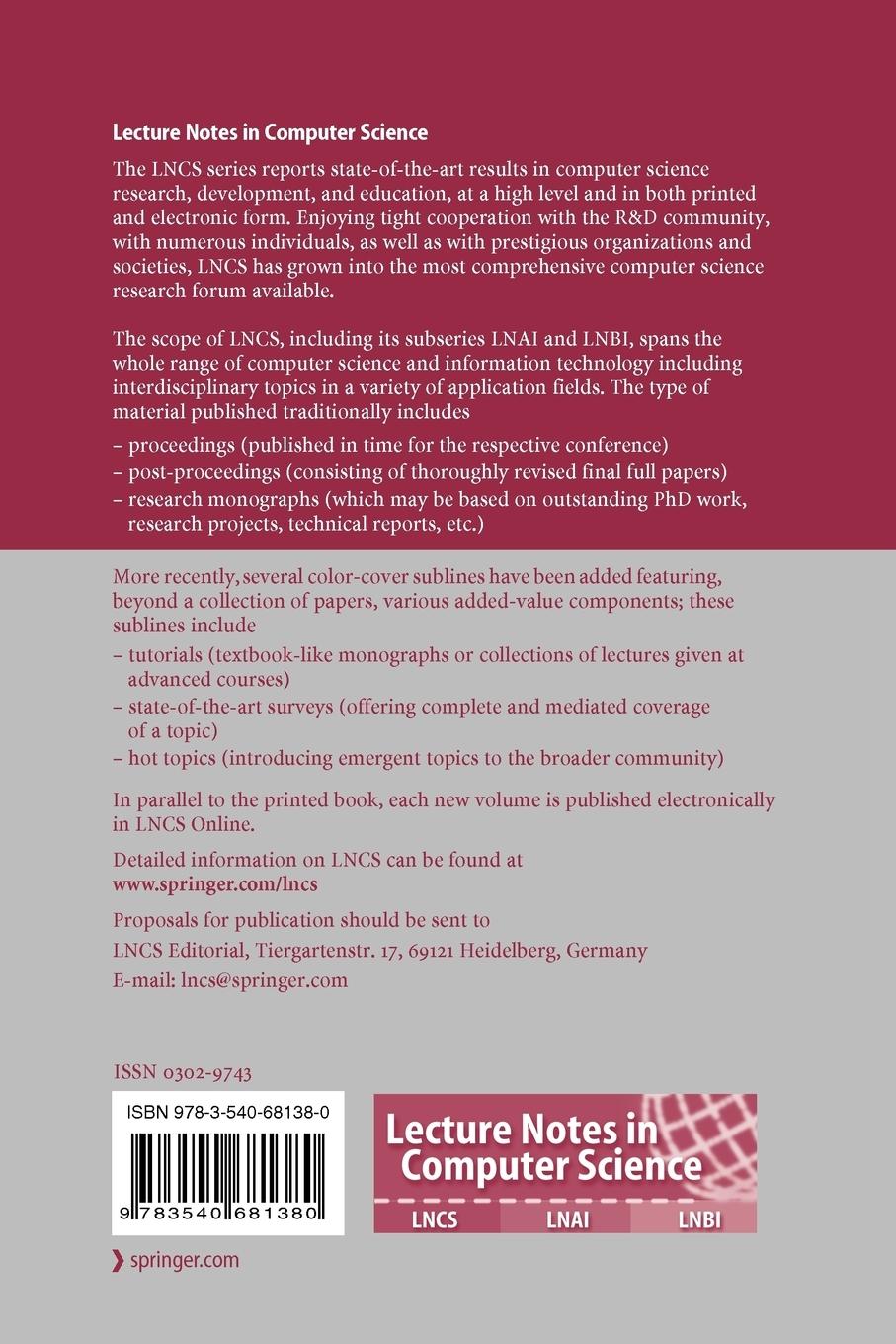 Rückseitencover Internet and Network Economics