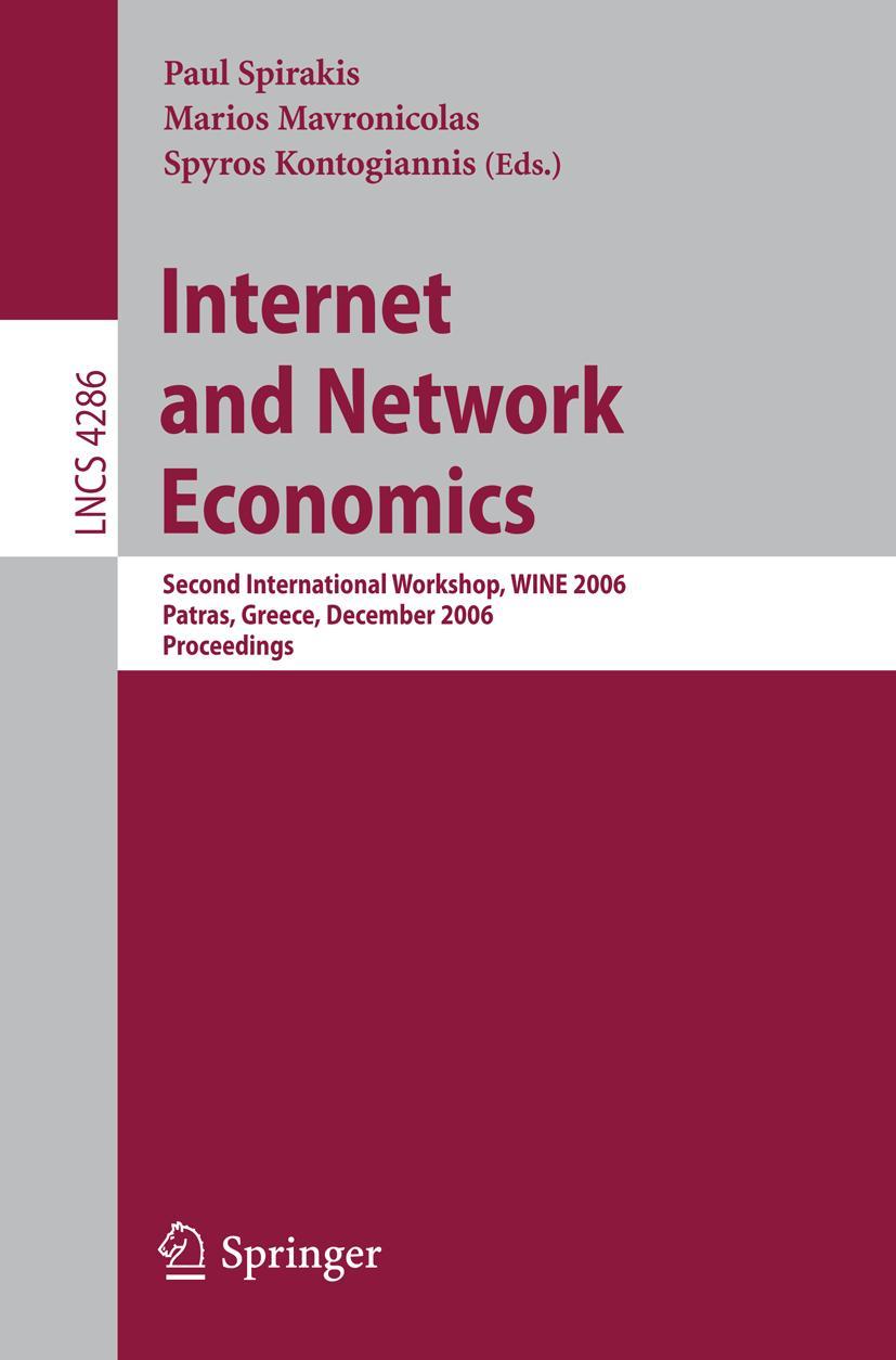 Vorderes Coverbild Internet and Network Economics