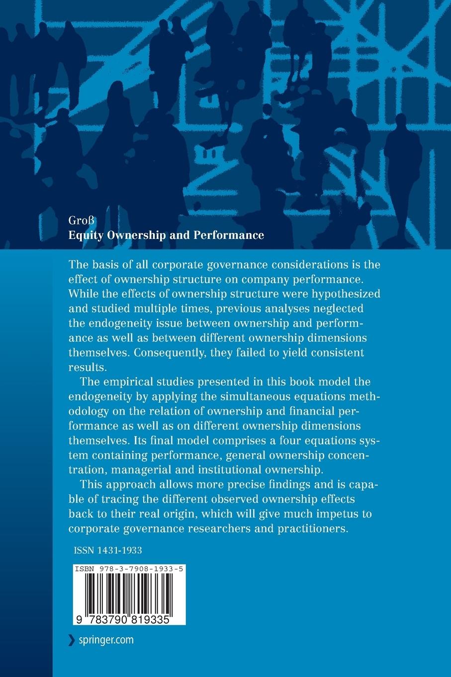 Rückseitencover Equity Ownership and Performance