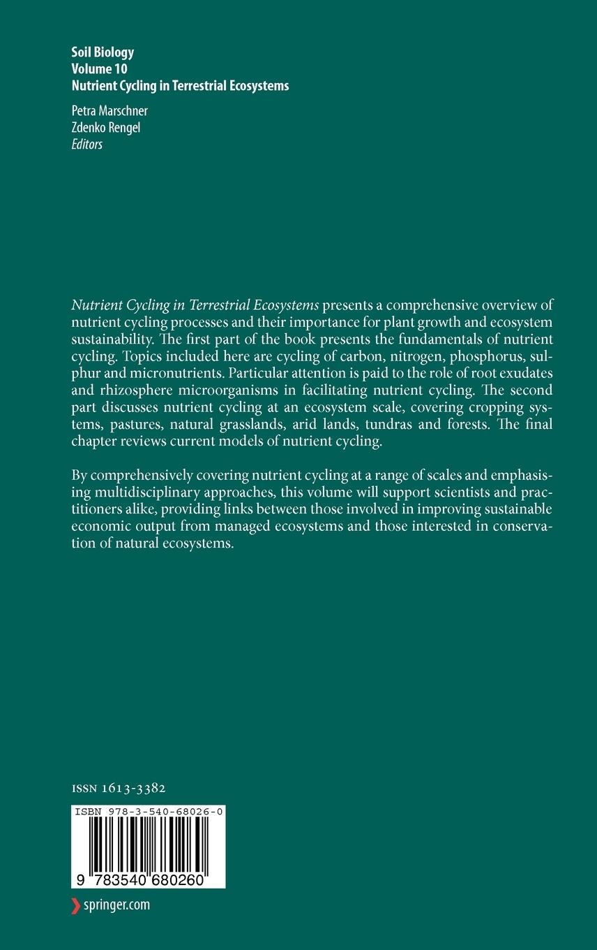 Rückseitencover Nutrient Cycling in Terrestrial Ecosystems