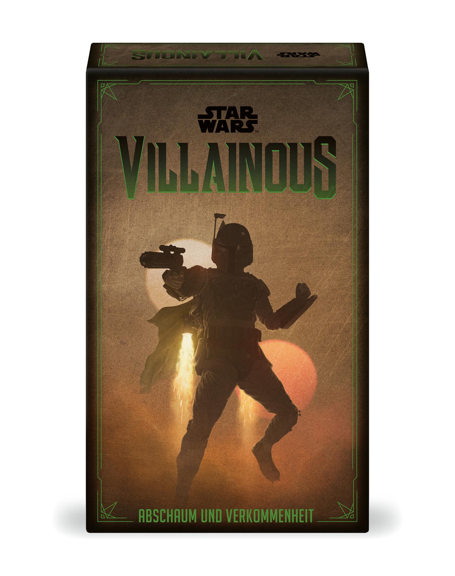 Vorderes Coverbild Star Wars Villainous: Abschaum & Verkommenheit - Gesellschaftsspiel & Brettspiel ab 10 Jahre