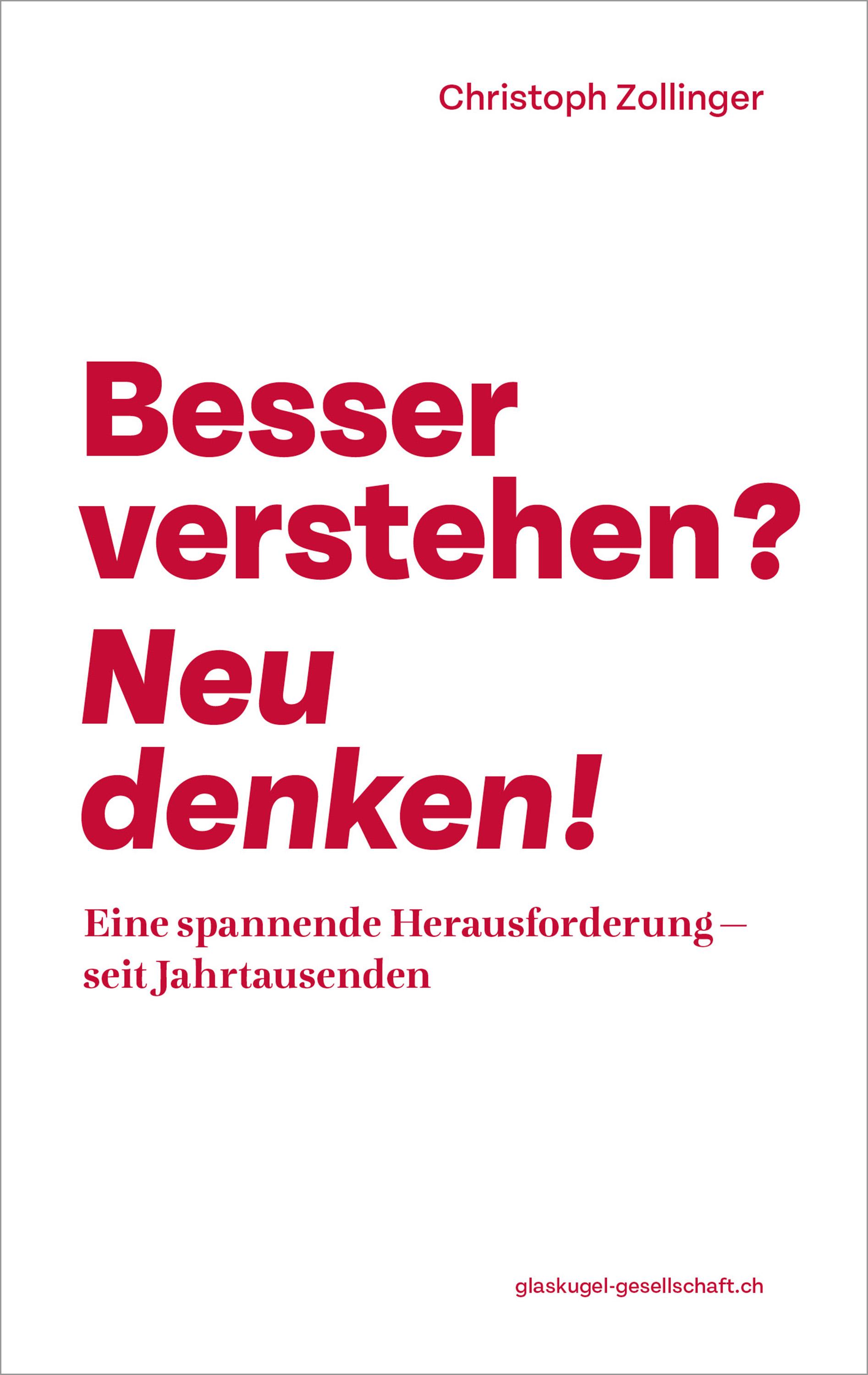 Vorderes Coverbild Besser verstehen? Neu denken!