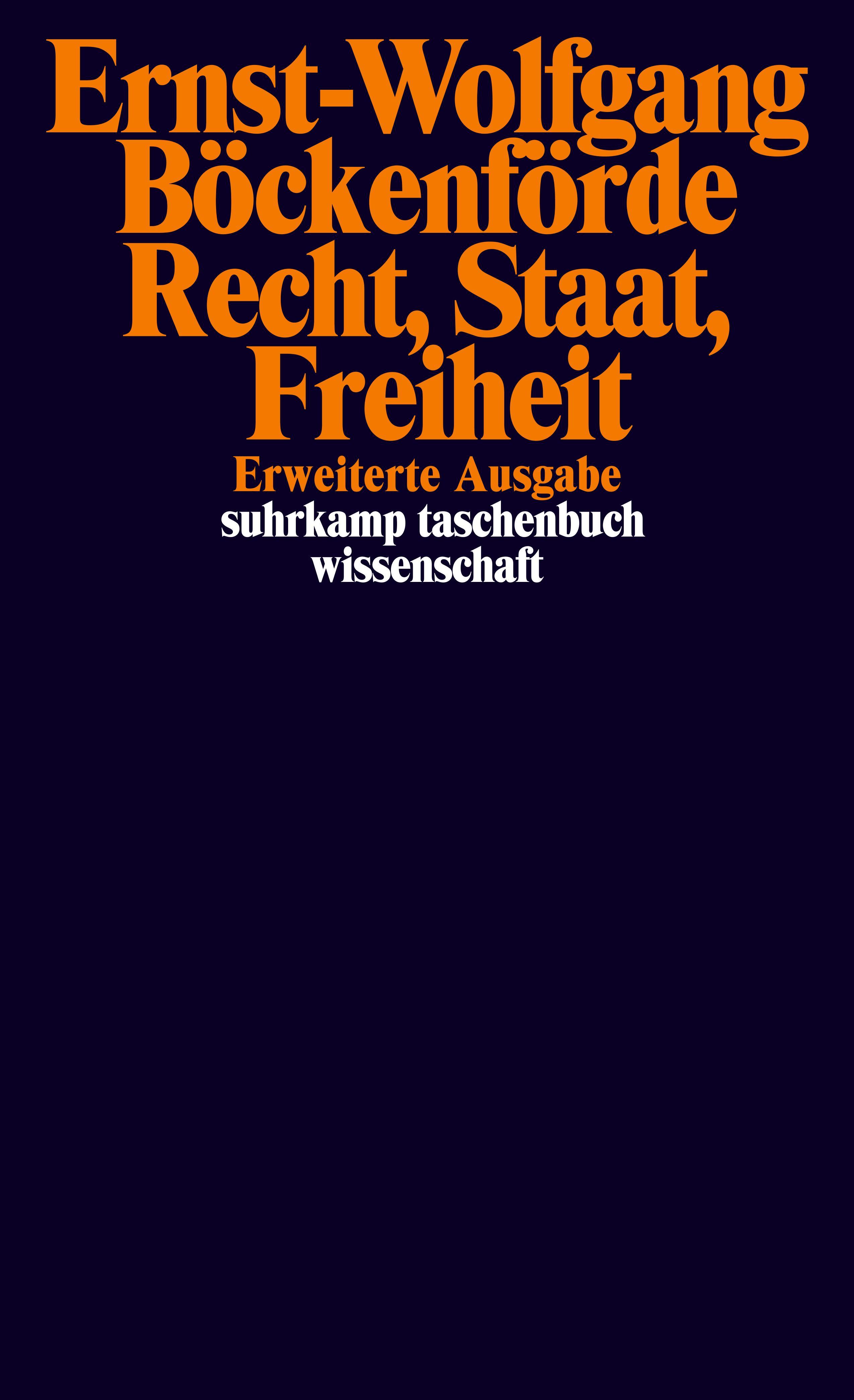 Vorderes Coverbild Recht, Staat, Freiheit
