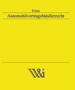 Vorderes Coverbild Automobilvertragshändlerrecht